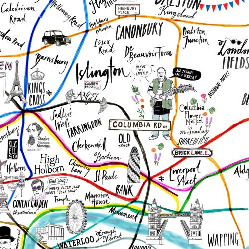London Entertainment Map
