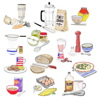 Iconos de Alimentación y complementos
