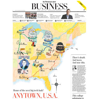 O jornal Washington Post Business
