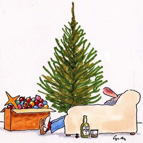 Christmas tree decorations illustration 