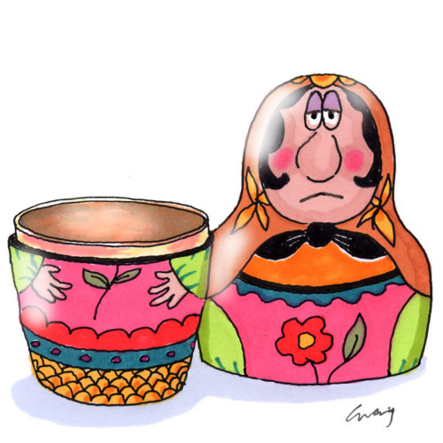 Russian Doll Painting