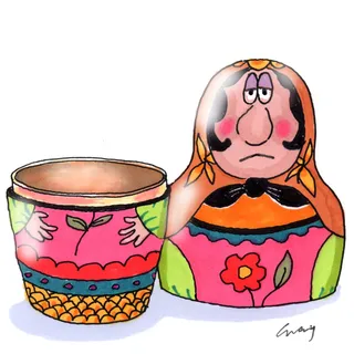 Russian Doll Painting