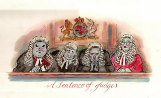 Diseño de personajes de A Sentence of Judges