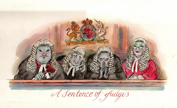 Design des personnages de A Sentence of Judges
