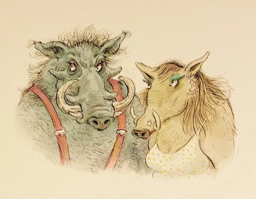 Cartoon & Humour animals portrait