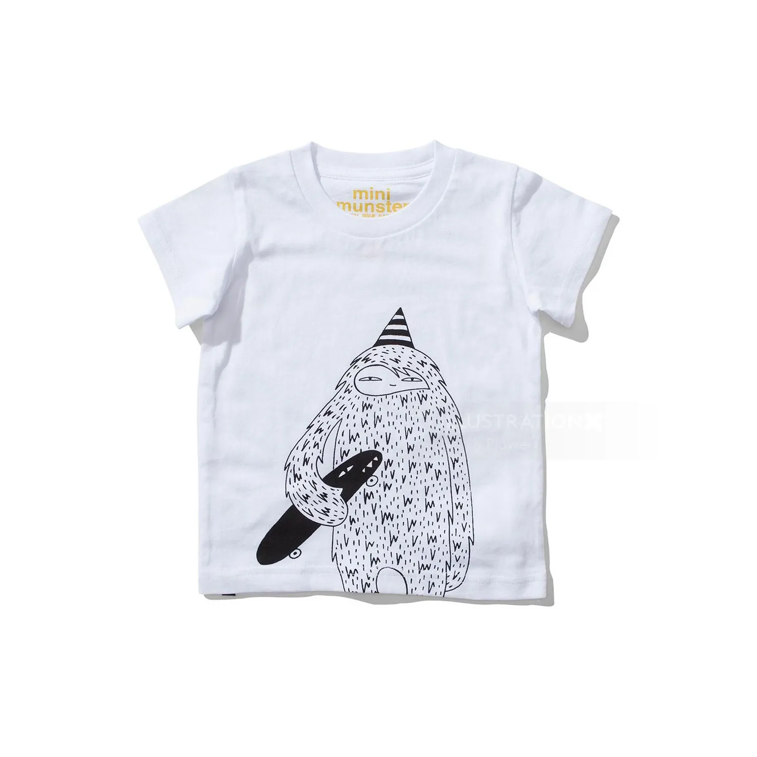 Black & White monster on tshirt
