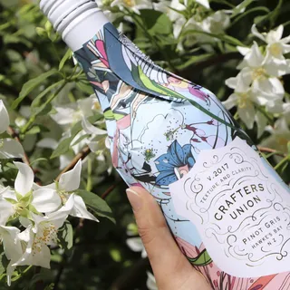 Graphic art on bottle