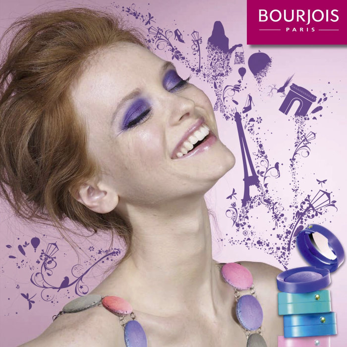 Fashion model for Bouriois