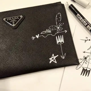 Graphic Prada scribble
