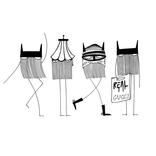 Black & White character design
