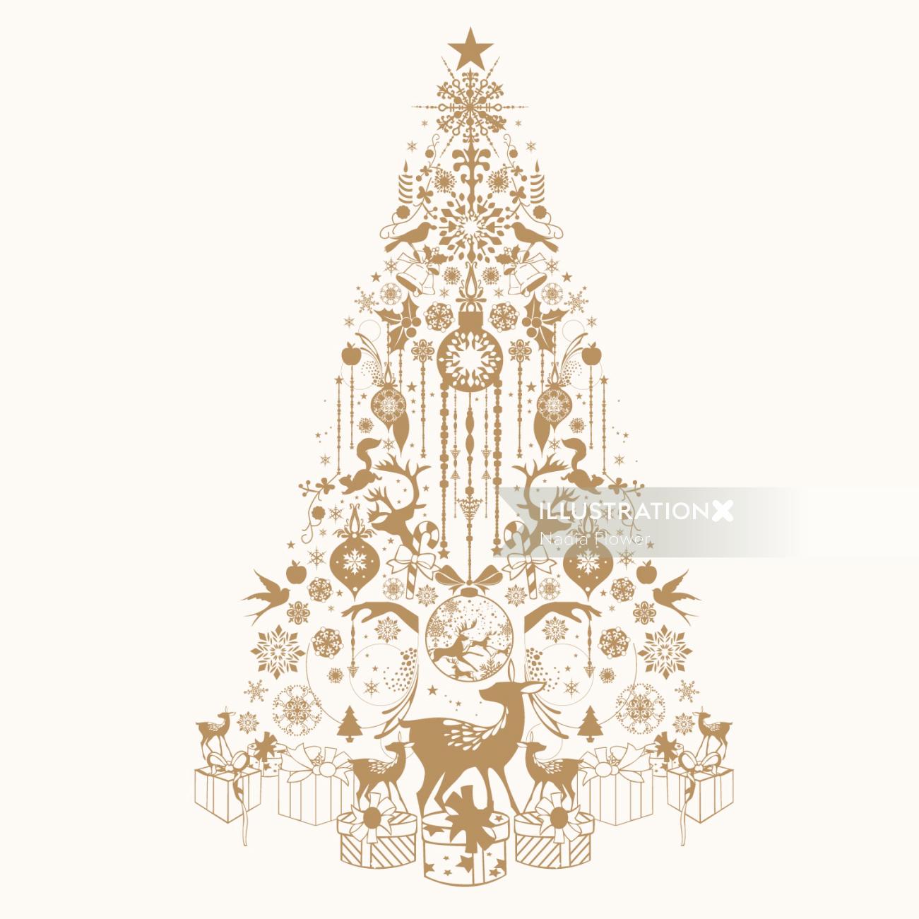 Decorative Christmas tree
