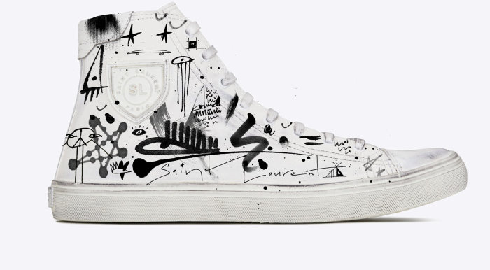 Art graphique sur chaussure