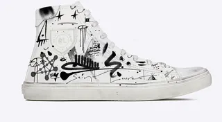 Graphic art on shoe