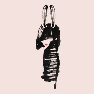 Abstract portrait of a woman wearing bunny ears by Nadia Flower