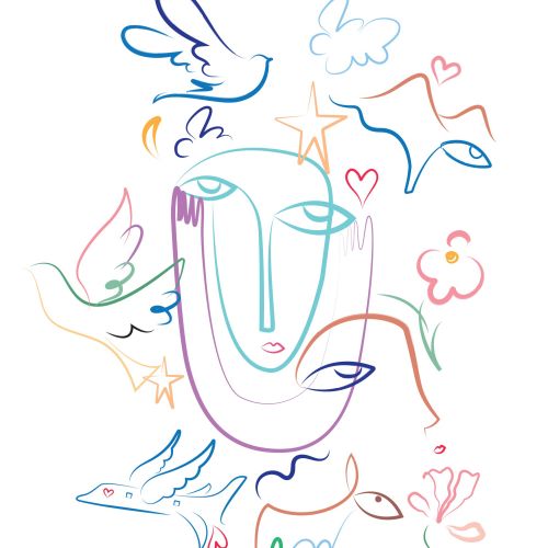 Nadia Flower Decorative illustrator.  New Zealand