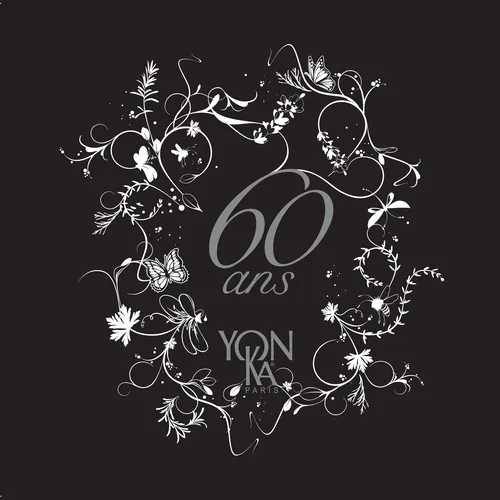 Graphic lettering 60 ans
