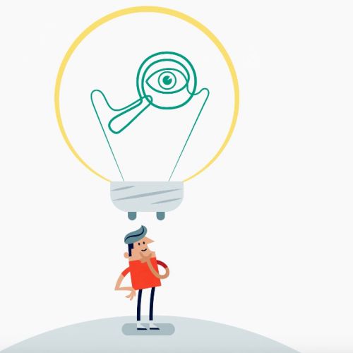 Corporate animation GIF for Elmatica Animasjon 2018