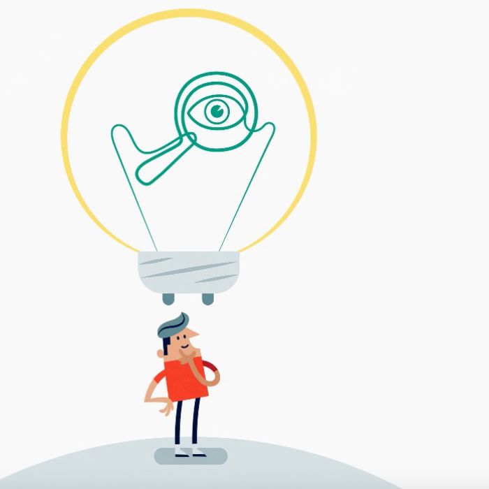 Corporate animation GIF for Elmatica Animasjon 2018