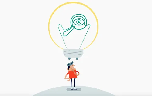 Corporate animation GIF for Elmatica Animasjon 2018
