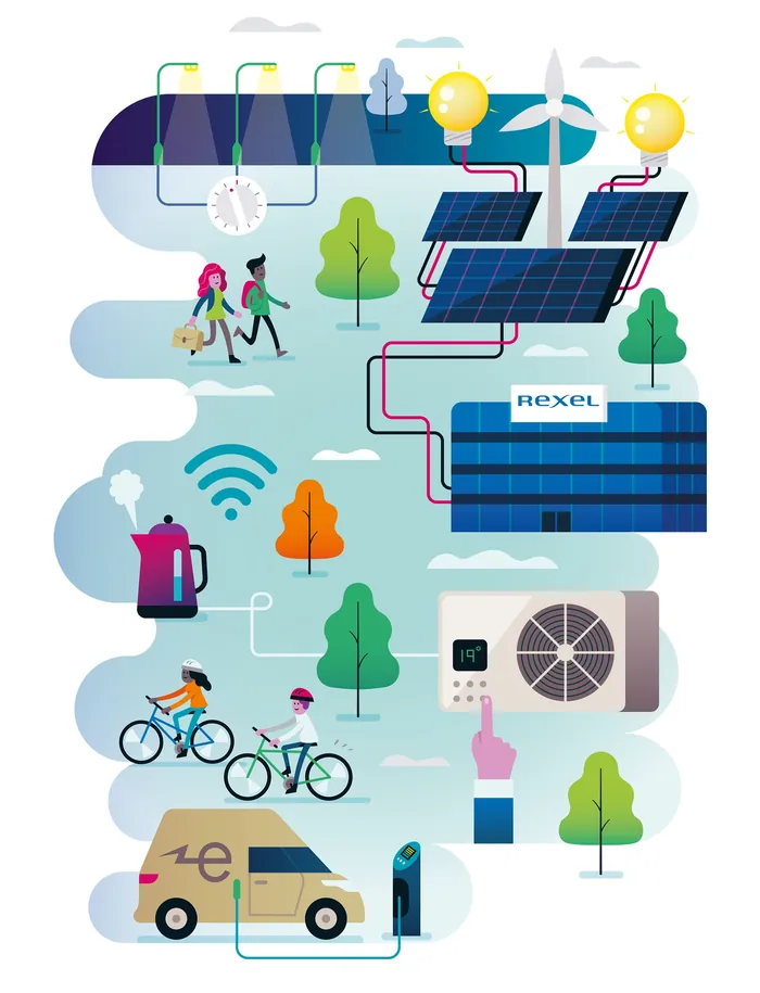 Renewable energy powering smart devices and electric vehicles by Tim Bradford