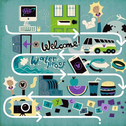 Infographic welcome illustration
