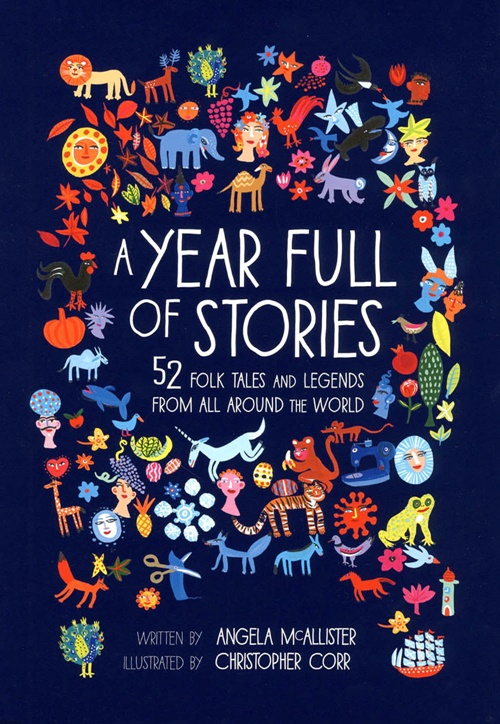 Um ano de ilustrações de histórias completas