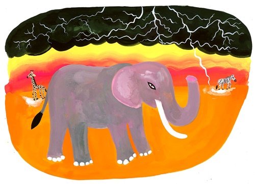 大象|动物插图合集