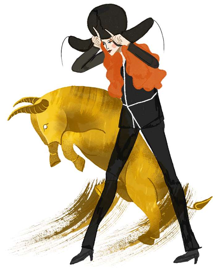 Zodiac illustration by Decue Wu