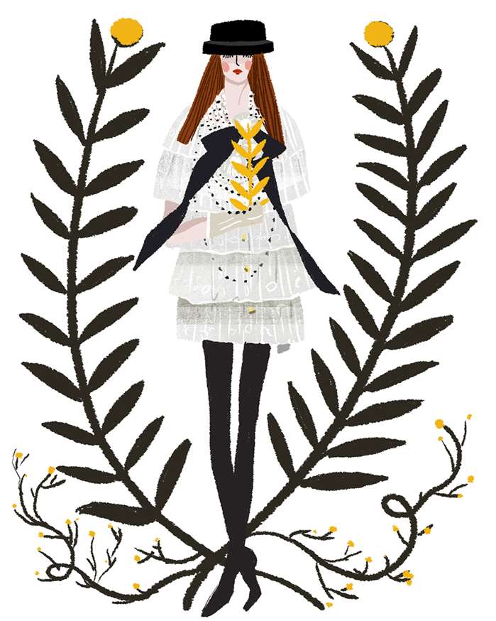 Decue Wu works with Vogue China on some stunning Zodiac illustration