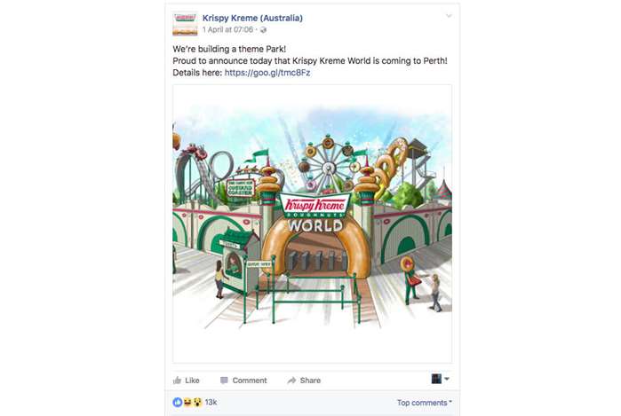 Illustration for Krispy Kreme Theme Park