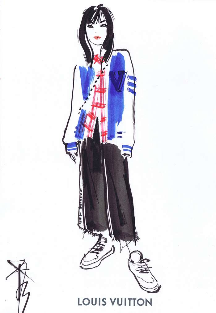 Louis Vuitton Fashion Sketches