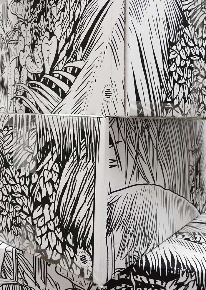 Illustration of palm trees