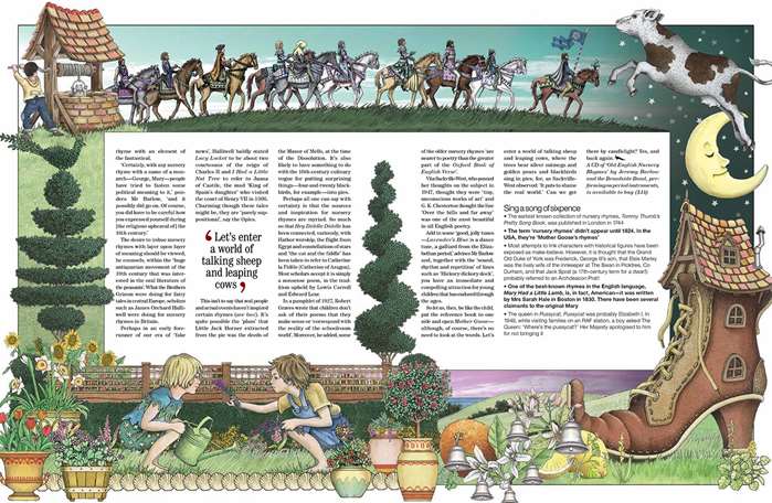 Nursery Rhymes Fantasy Illustration By Alan Baker