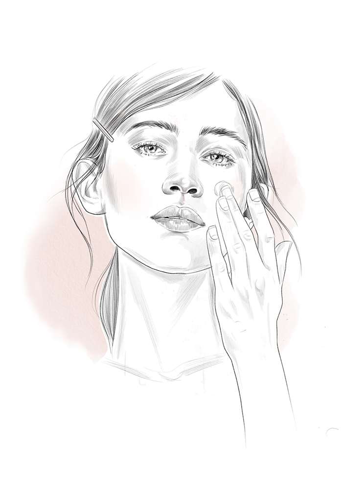 Beauty illustration of lady