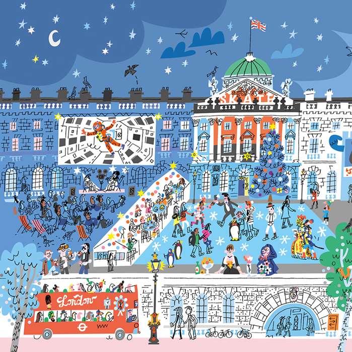 Illustration of People at Somerset House