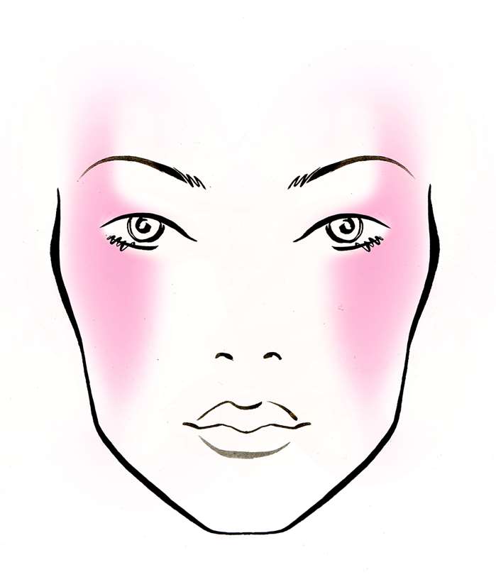Illustration of woman's face