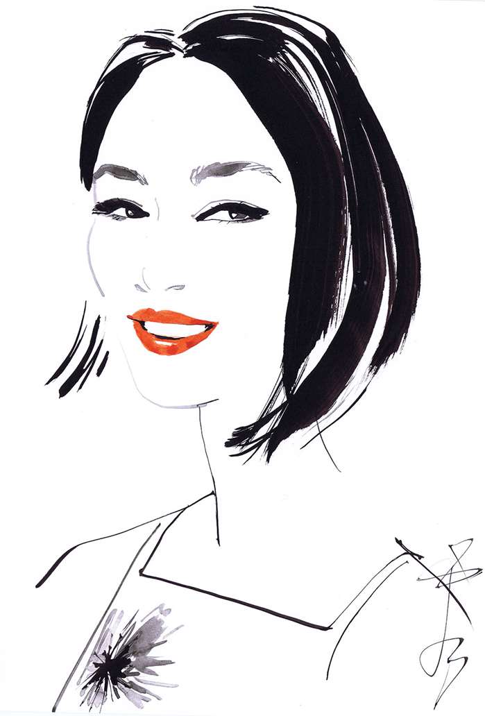 Beautiful woman fashion portrait