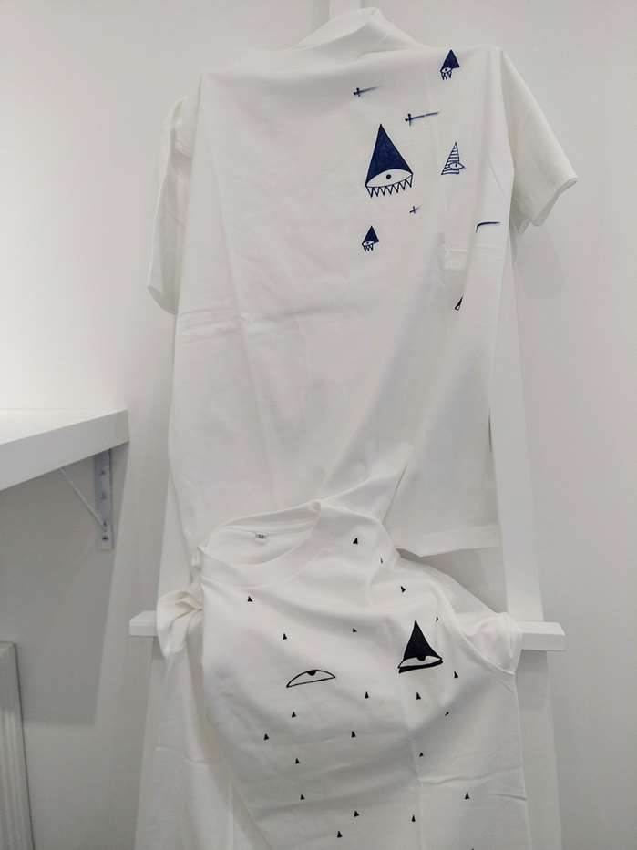 Scribbles Drawing Design On Clothes