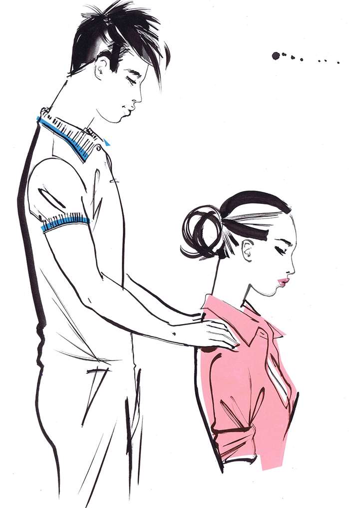 Line Art of Thai Massage