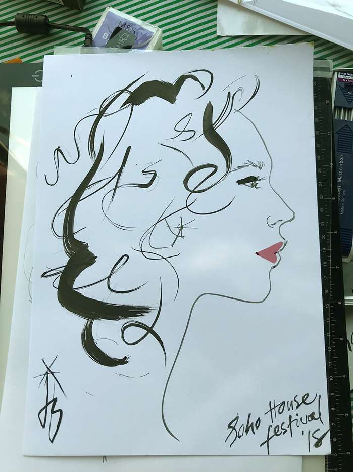 Fashion portrait of a woman