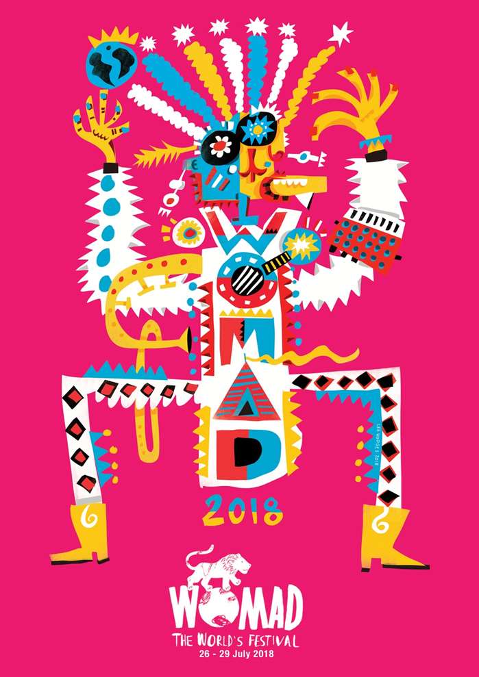T-Shirt Design For Womad Festival