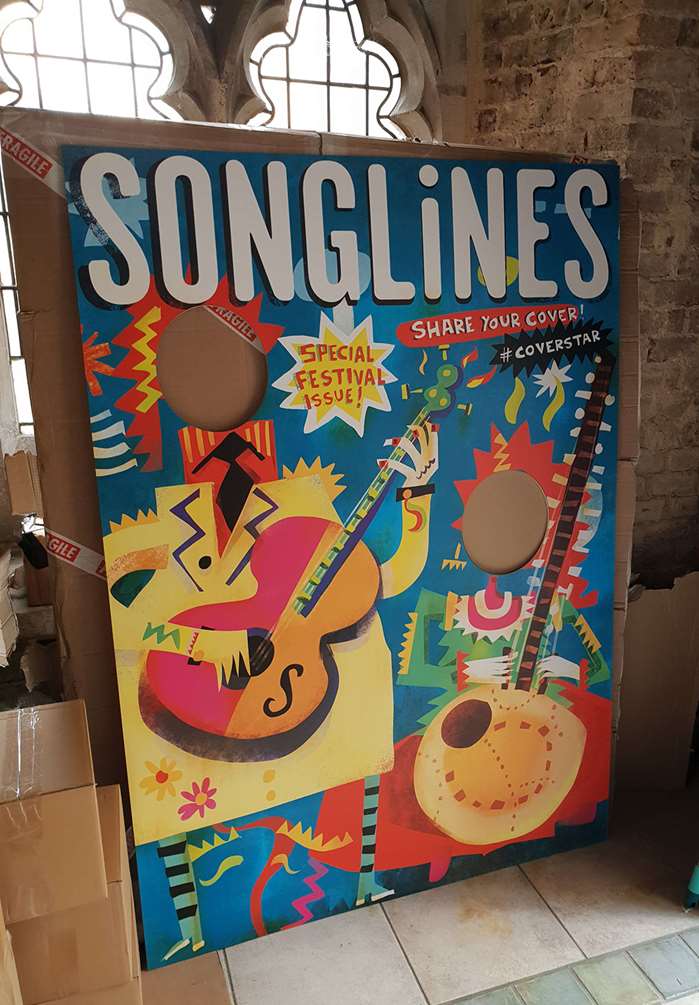 Songlines Cover Art For The WOMAD Festival