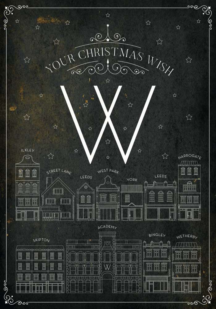 Christmas Card Designed For Westrow Hair