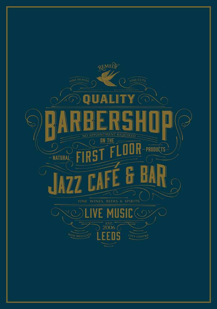 Typographic Design For Remedy Leeds