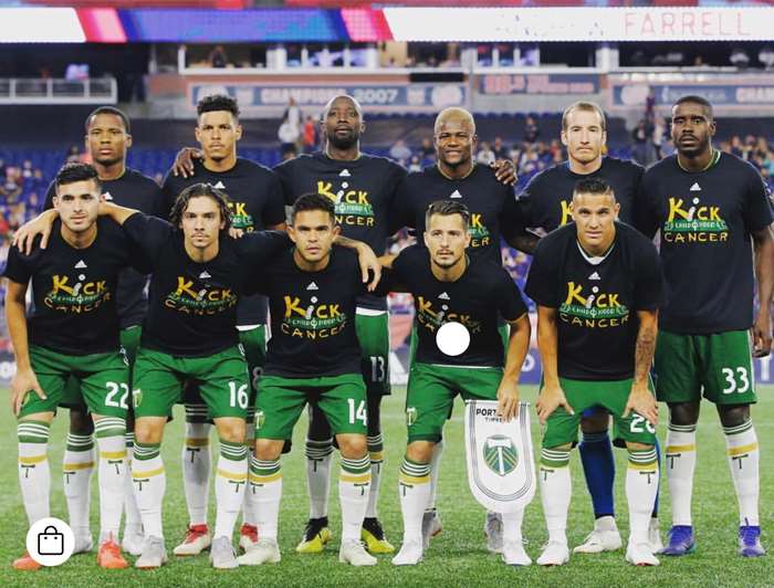 MLS Players Wearing Kick Childhood Cancer T-Shirts