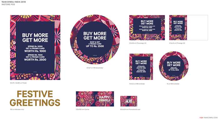 Diwali celebration card Ad with offers Digital art