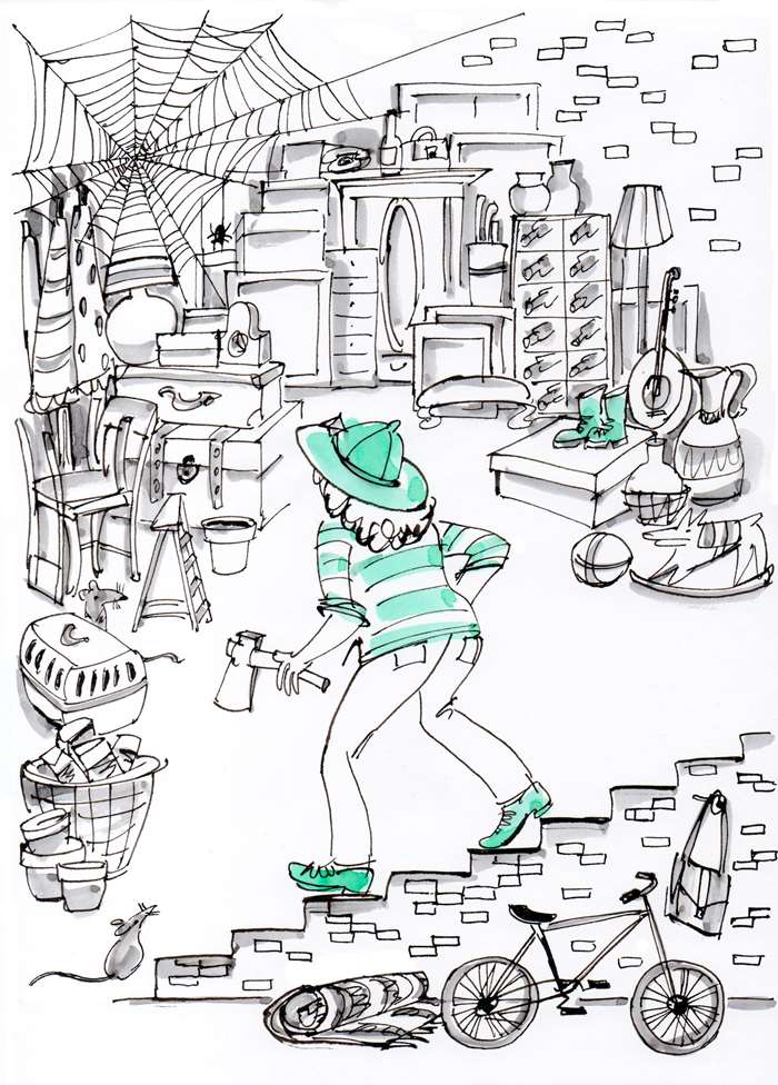 Painting of Declutter your home