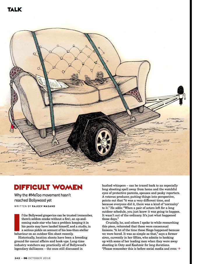 Color art of article difficult women