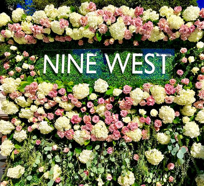 Floral decoration of Nine West