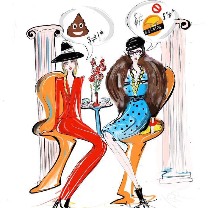Illustrated Magzine for InStyle Germany by  Lucia Emanuela Curzi